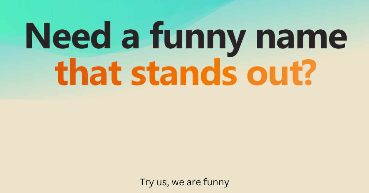 funny email name generator
